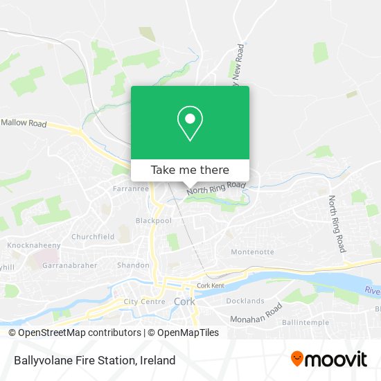 Ballyvolane Fire Station map