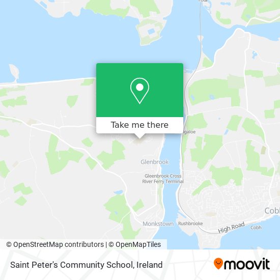 Saint Peter's Community School map