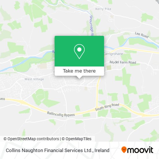 Collins Naughton Financial Services Ltd. map