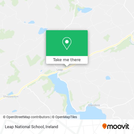 Leap National School map