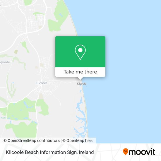 Kilcoole Beach Information Sign plan