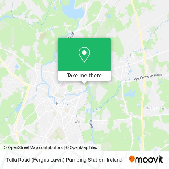 Tulla Road (Fergus Lawn) Pumping Station map