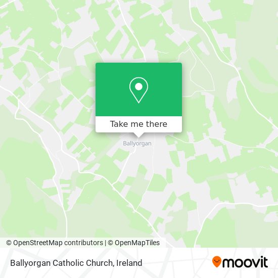 Ballyorgan Catholic Church map