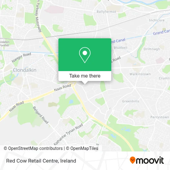 Red Cow Retail Centre map