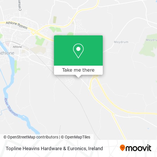 Topline Heavins Hardware & Euronics map