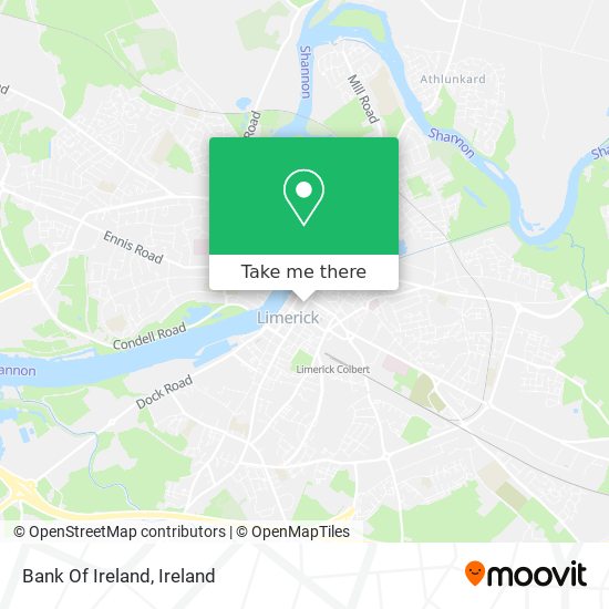 Bank Of Ireland map