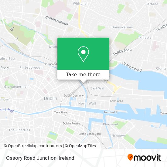 Ossory Road Junction map