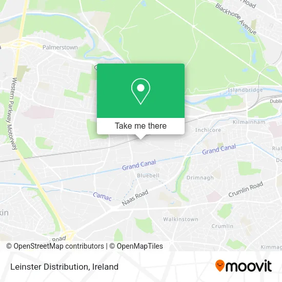 Leinster Distribution map