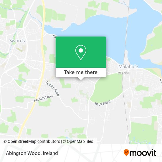 Abington Wood map