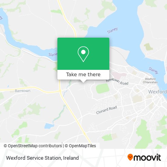 Wexford Service Station map