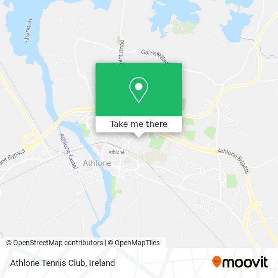 Athlone Tennis Club map