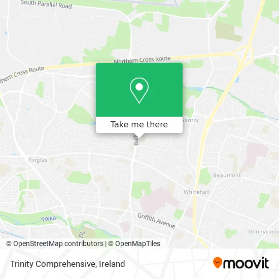 Trinity Comprehensive map