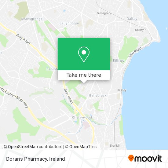 Doran's Pharmacy map
