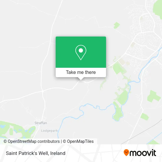 Saint Patrick's Well map