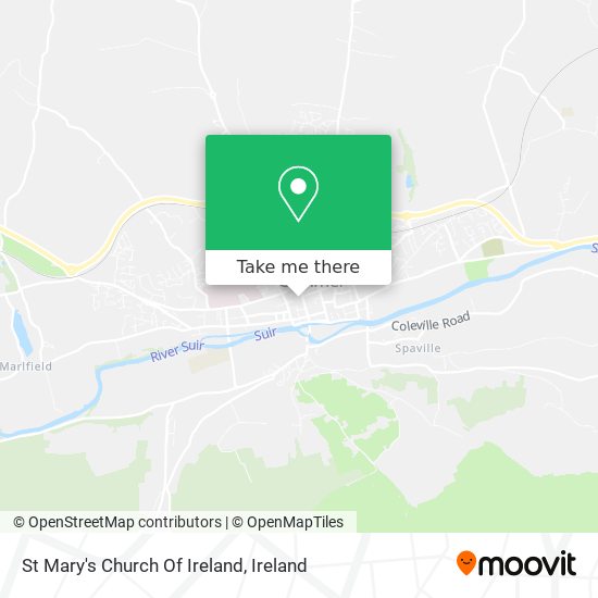 St Mary's Church Of Ireland map