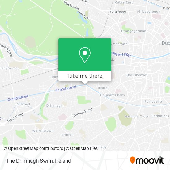 The Drimnagh Swim map