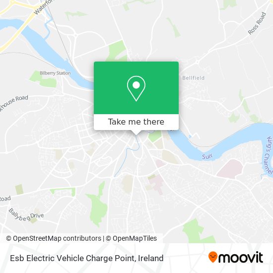 Esb Electric Vehicle Charge Point map