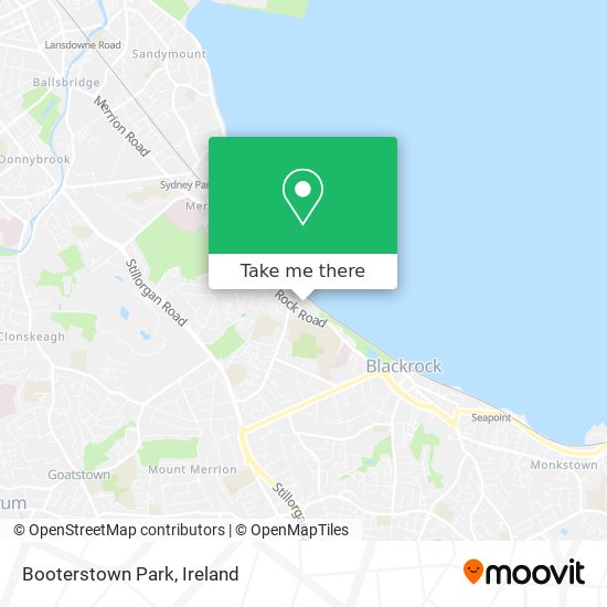 Booterstown Park map