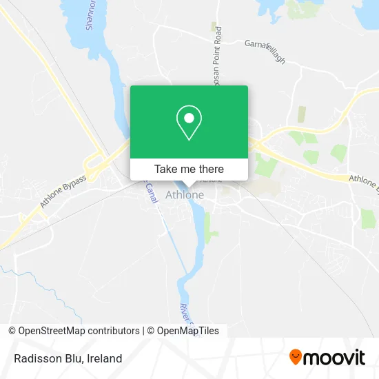 Radisson Blu map