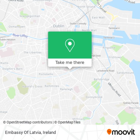 Embassy Of Latvia map