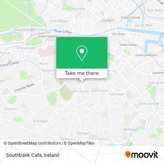 Southbank Cafe map