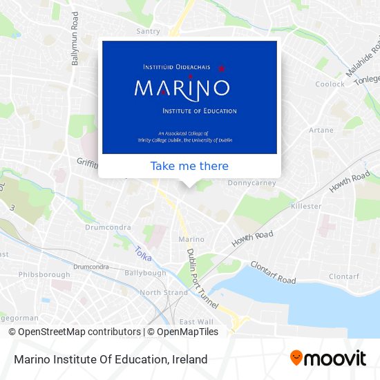 Marino Institute Of Education map