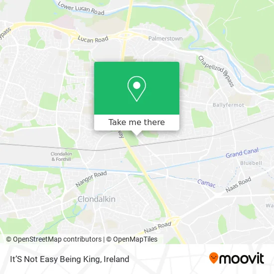 It’S Not Easy Being King map