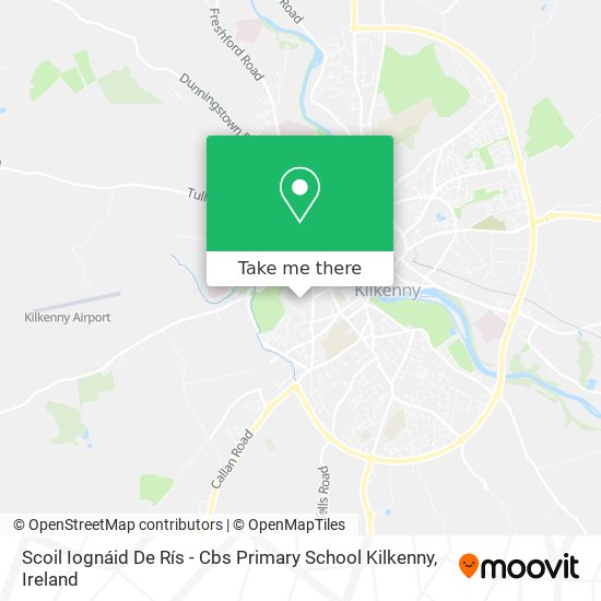 Scoil Iognáid De Rís - Cbs Primary School Kilkenny map