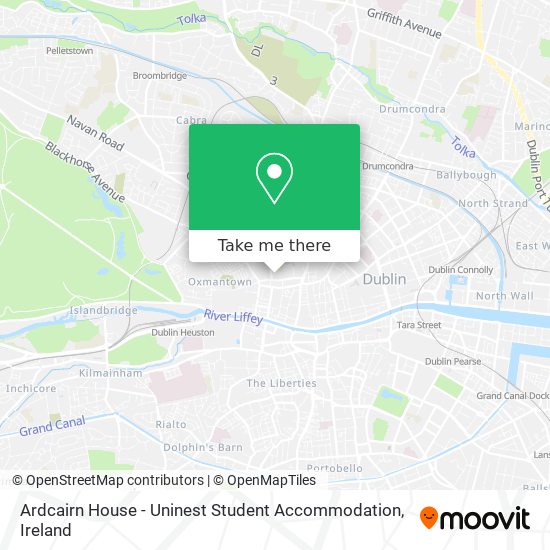 Ardcairn House - Uninest Student Accommodation map