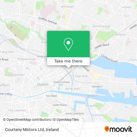 Courteny Motors Ltd map