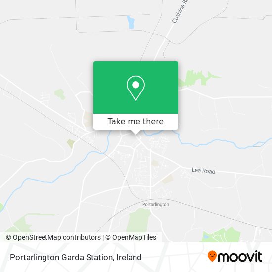 Portarlington Garda Station map