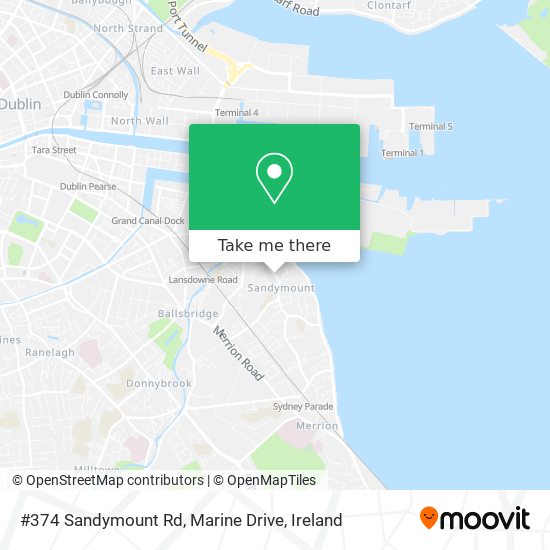 #374 Sandymount Rd, Marine Drive map