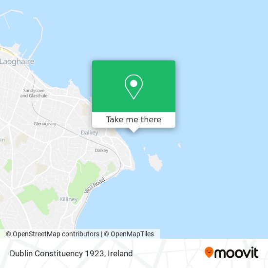 Dublin Constituency 1923 map