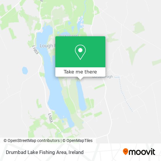 Drumbad Lake Fishing Area map