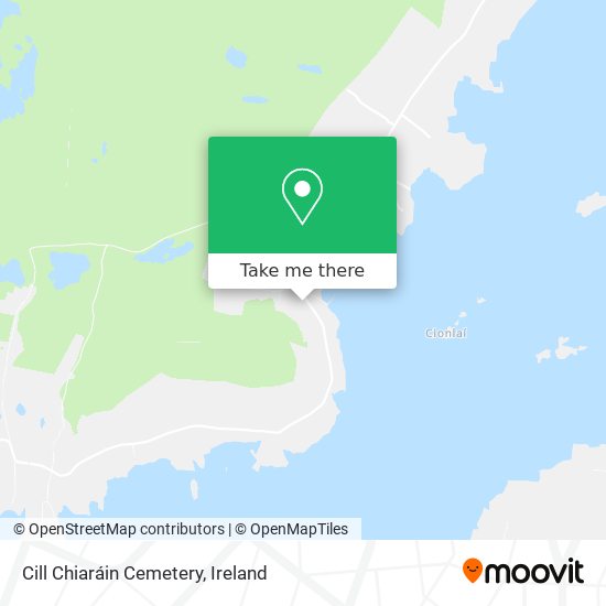 Cill Chiaráin Cemetery map