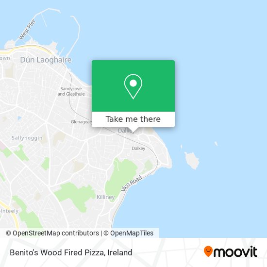 Benito's Wood Fired Pizza map