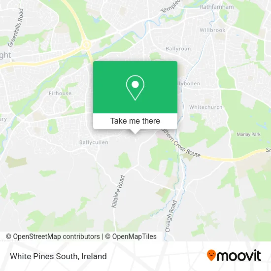 White Pines South map