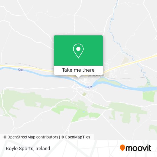 Boyle Sports map