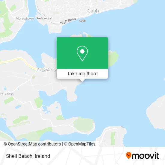 Shell Beach map