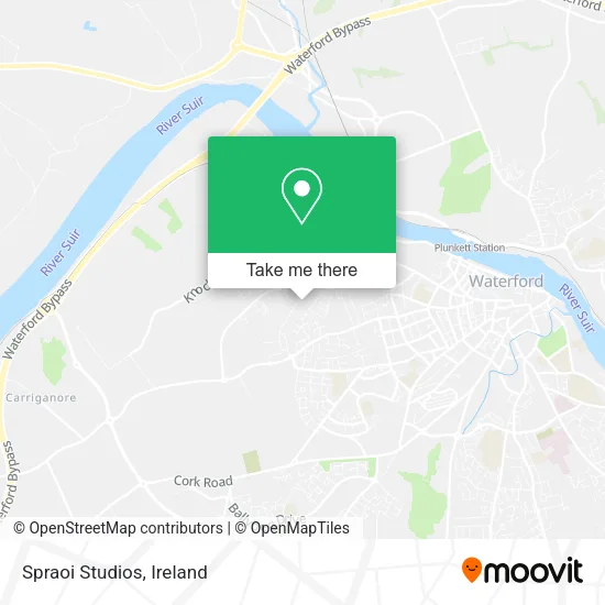 Spraoi Studios map