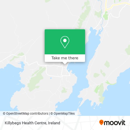 Killybegs Health Centre map