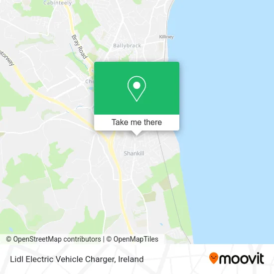 Lidl Electric Vehicle Charger map
