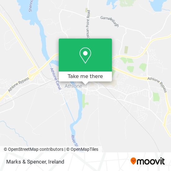 Marks & Spencer map