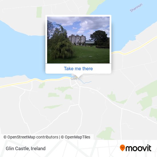 Glin Castle map