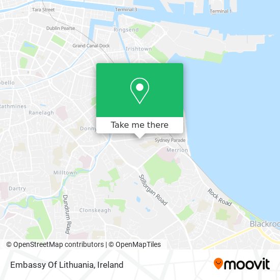 Embassy Of Lithuania map