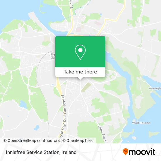 Innisfree Service Station map