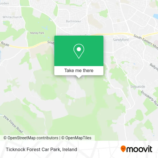 Ticknock Forest Car Park map