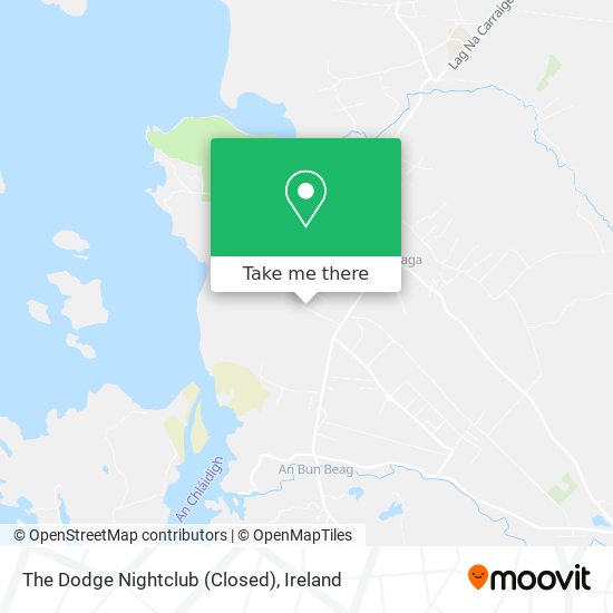 The Dodge Nightclub (Closed) map