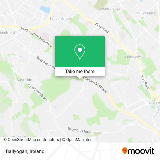 Ballyogan map