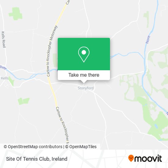 Site Of Tennis Club map